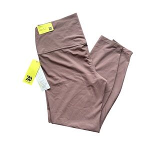 NWT All in Motion High-Waisted 7/8 Ribbed Leggings- Large
